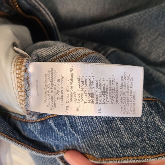 Madewell The Perfect Vintage Jean Belbury Wash Tencel size 25 - Picture 5 of 10